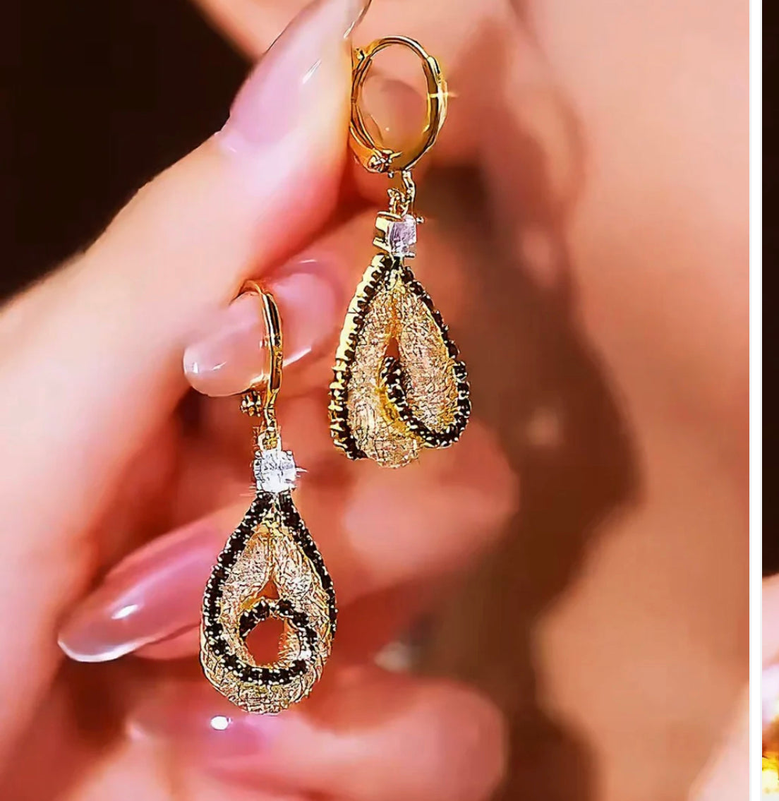 Minimalist Earrings Ms74 (10K Real Gold)