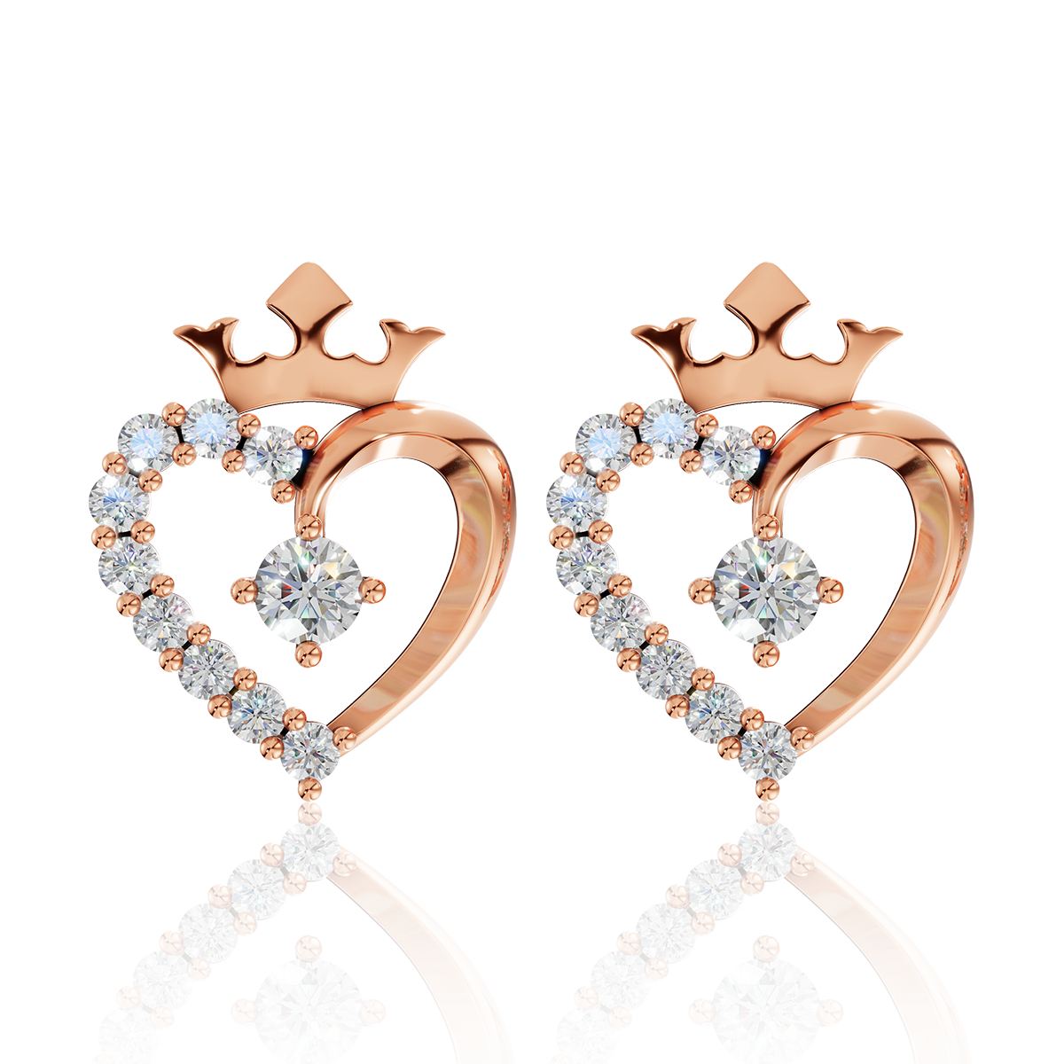 The jewelry set that enhances the energy of love and gratitude| Arlina CZ Gold Jewelry Collection (Earrings & Necklaces in 10K/14K Gold)