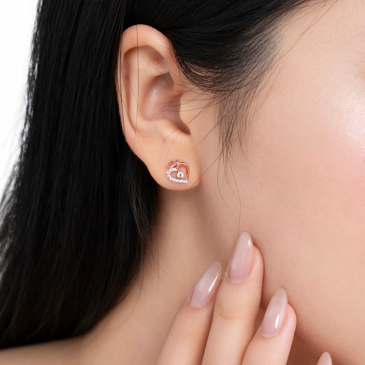 The jewelry set that enhances the energy of love and gratitude| Arlina CZ Gold Jewelry Collection (Earrings & Necklaces in 10K/14K Gold)