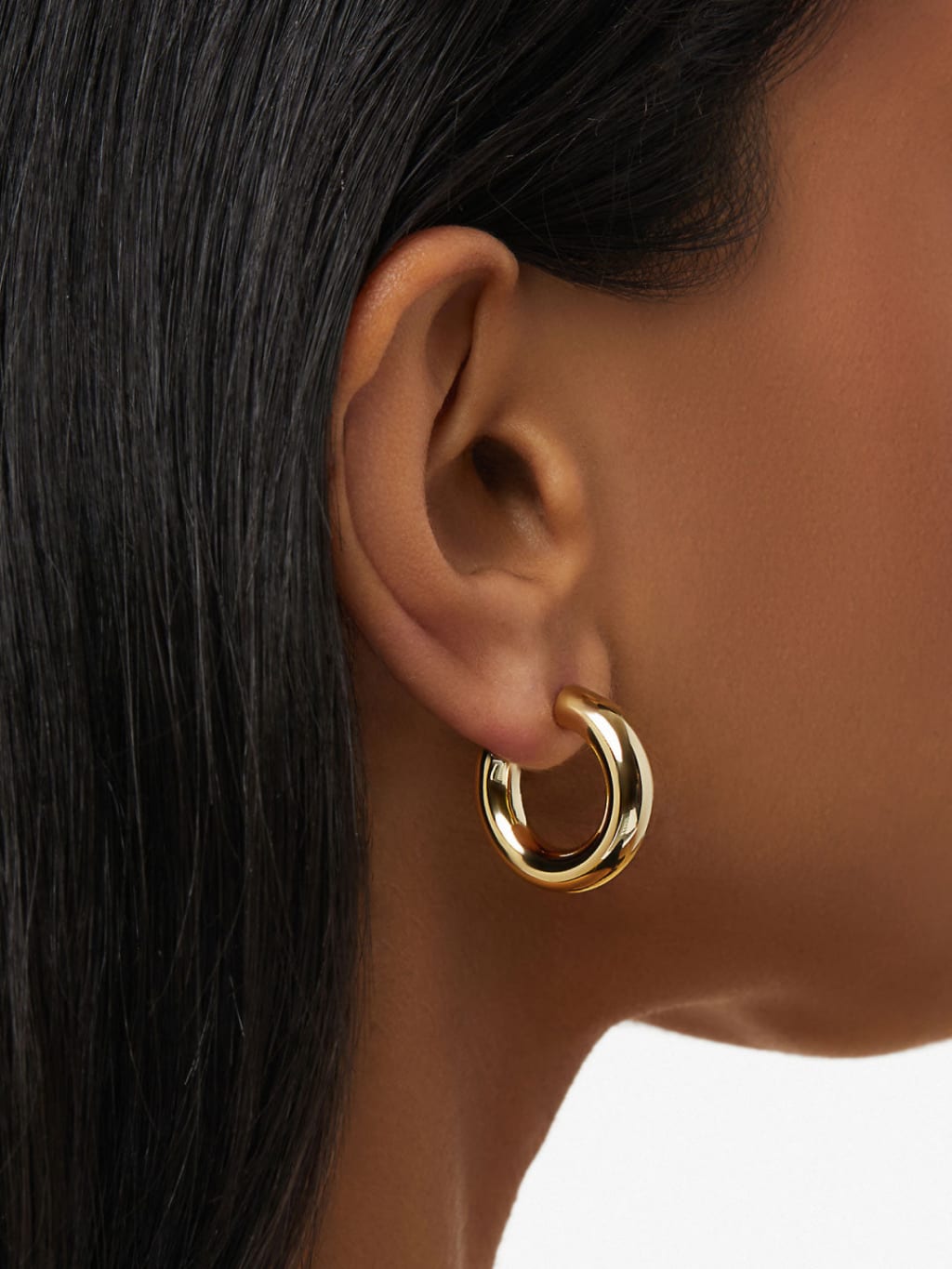 Minimalist Gold Hoop Earrings