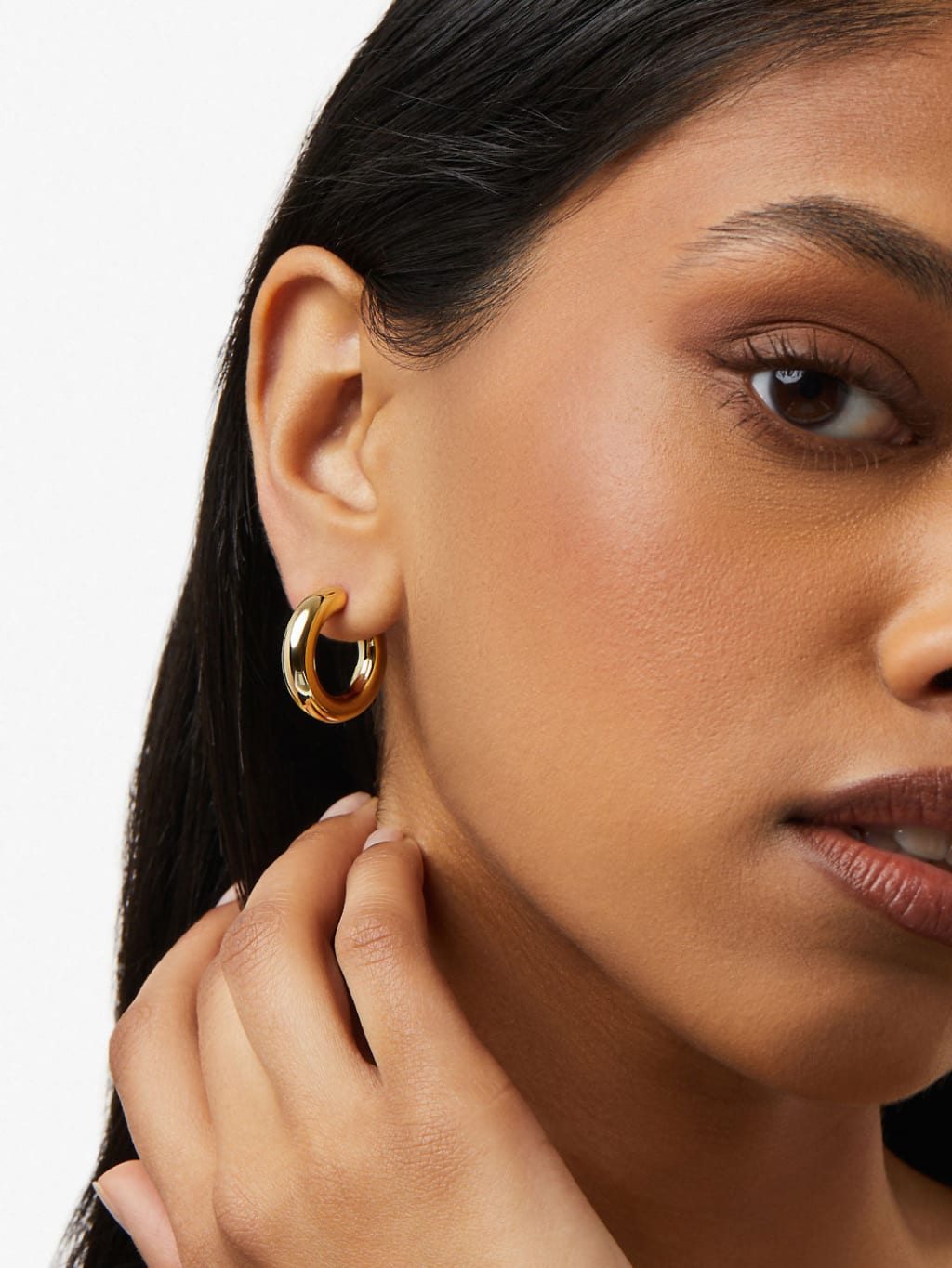 Minimalist Gold Hoop Earrings