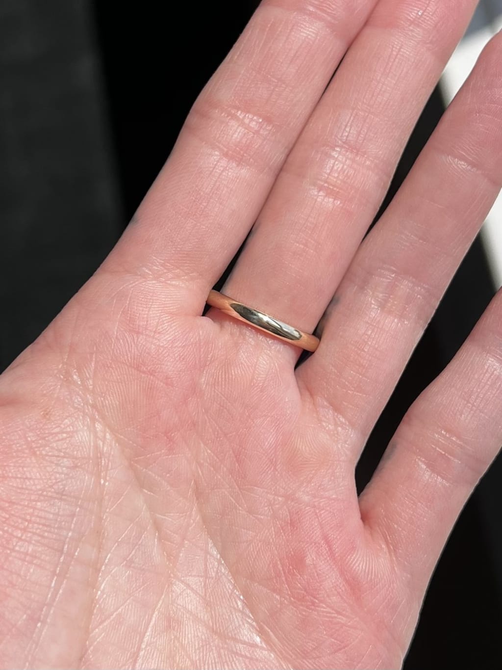 The Petal Ring: Rhodolite Garnet